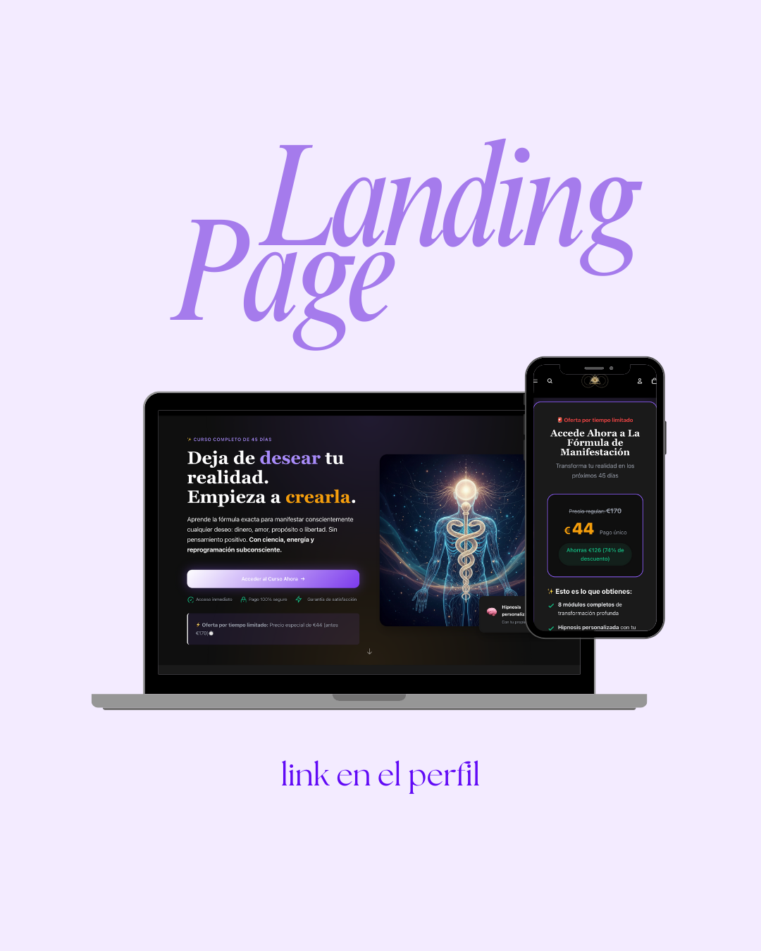 Landing page – Verdad Astral